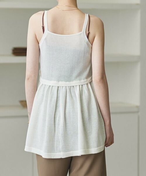 GALLEST / ギャレスト ニット・セーター | ギャザーフレアニットキャミ | 詳細16