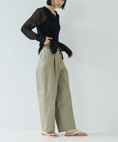 GALLEST / ギャレスト ニット・セーター | リネンライククロシェポロニット | 詳細10