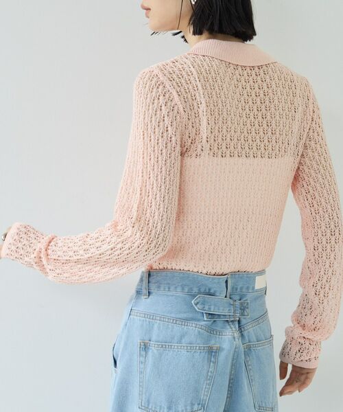 GALLEST / ギャレスト ニット・セーター | リネンライククロシェポロニット | 詳細21