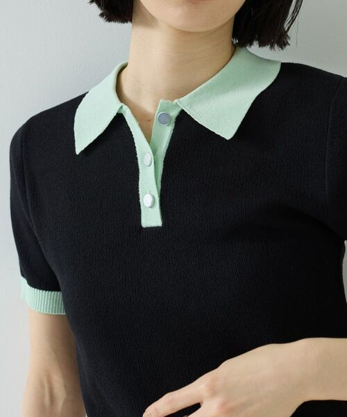 GALLEST / ギャレスト ニット・セーター | ジャカードポロニット | 詳細11