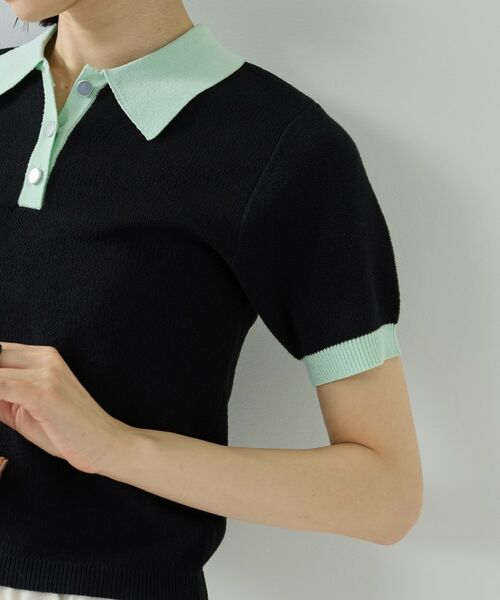 GALLEST / ギャレスト ニット・セーター | ジャカードポロニット | 詳細12