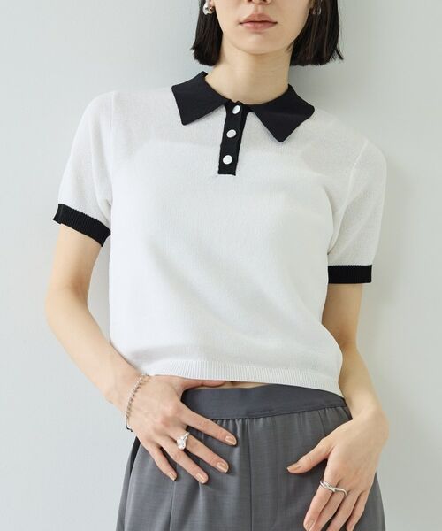 GALLEST / ギャレスト ニット・セーター | ジャカードポロニット | 詳細2