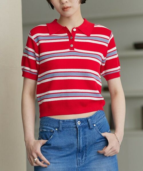 GALLEST / ギャレスト ニット・セーター | ジャカードポロニット | 詳細24