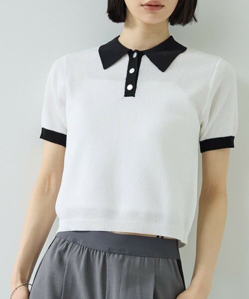 GALLEST / ギャレスト ニット・セーター | ジャカードポロニット | 詳細3