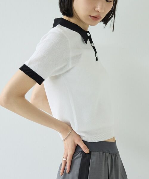 GALLEST / ギャレスト ニット・セーター | ジャカードポロニット | 詳細4