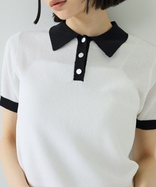 GALLEST / ギャレスト ニット・セーター | ジャカードポロニット | 詳細6