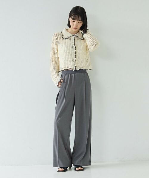 GALLEST / ギャレスト カーディガン・ボレロ | 【一部店舗限定】ネップメッシュカーディガン | 詳細1