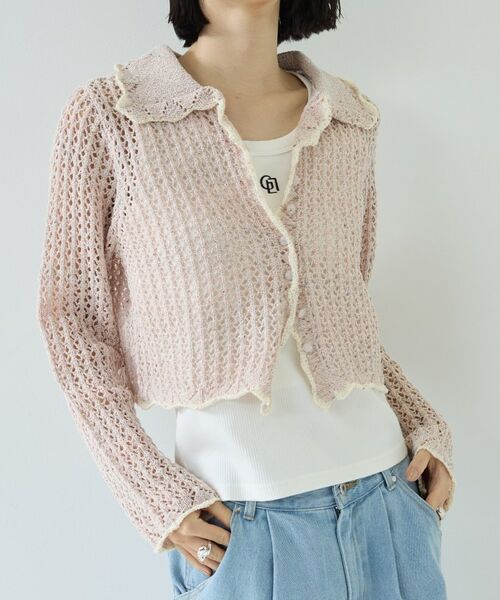 GALLEST / ギャレスト カーディガン・ボレロ | 【一部店舗限定】ネップメッシュカーディガン | 詳細12