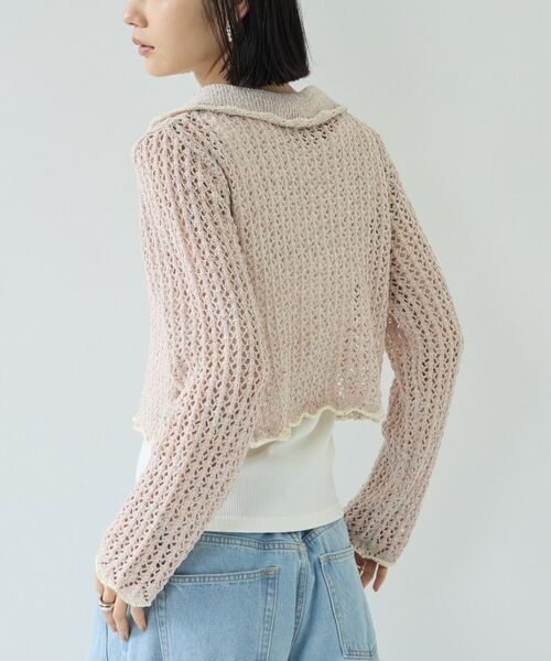 GALLEST / ギャレスト カーディガン・ボレロ | 【一部店舗限定】ネップメッシュカーディガン | 詳細14
