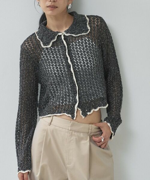 GALLEST / ギャレスト カーディガン・ボレロ | 【一部店舗限定】ネップメッシュカーディガン | 詳細18