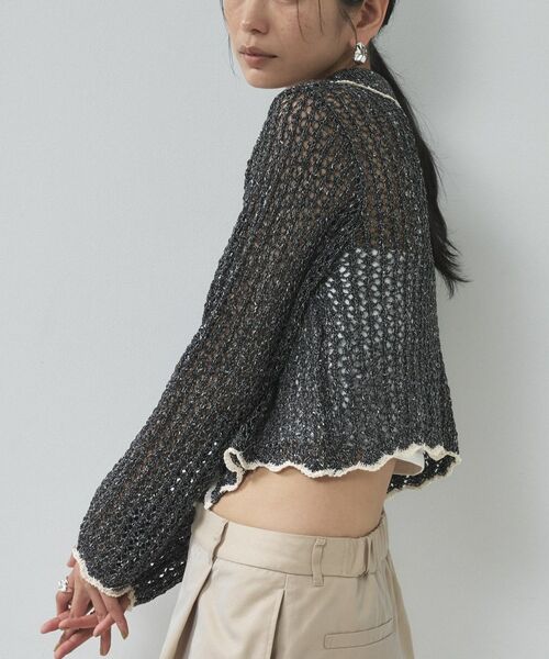 GALLEST / ギャレスト カーディガン・ボレロ | 【一部店舗限定】ネップメッシュカーディガン | 詳細20