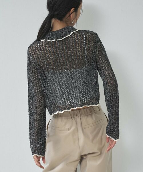 GALLEST / ギャレスト カーディガン・ボレロ | 【一部店舗限定】ネップメッシュカーディガン | 詳細21