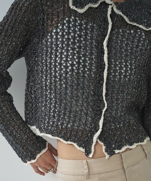GALLEST / ギャレスト カーディガン・ボレロ | 【一部店舗限定】ネップメッシュカーディガン | 詳細23