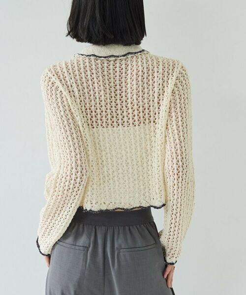 GALLEST / ギャレスト カーディガン・ボレロ | 【一部店舗限定】ネップメッシュカーディガン | 詳細5