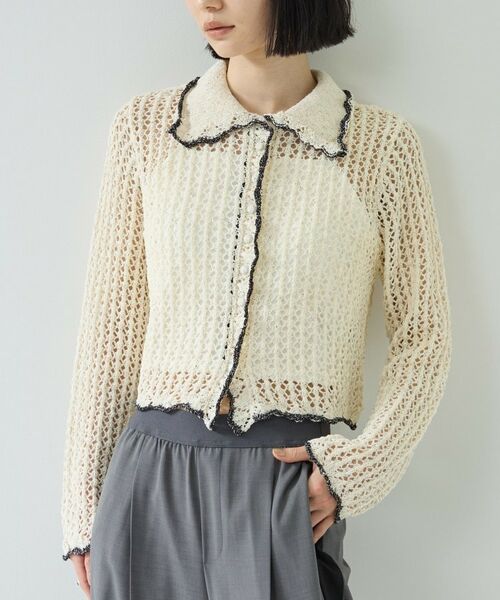 GALLEST / ギャレスト カーディガン・ボレロ | 【一部店舗限定】ネップメッシュカーディガン | 詳細6
