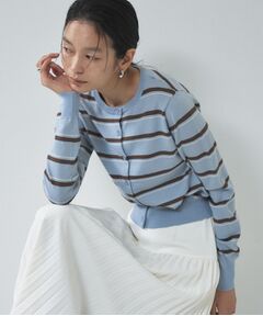 GALLEST / ギャレスト カーディガン・ボレロ | 【一部店舗限定】クルーネックボーダーカーディガン