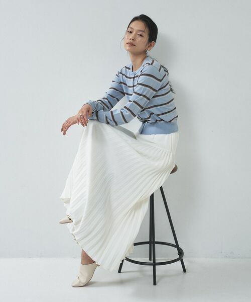 GALLEST / ギャレスト カーディガン・ボレロ | 【一部店舗限定】クルーネックボーダーカーディガン | 詳細2