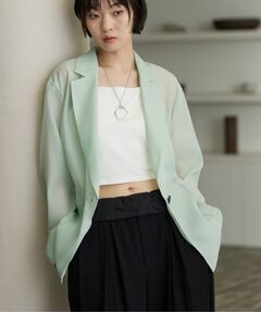 GALLEST / ギャレスト テーラードジャケット | シアーシャツジャケット