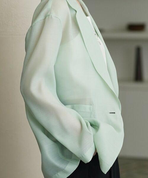 GALLEST / ギャレスト テーラードジャケット | シアーシャツジャケット | 詳細13