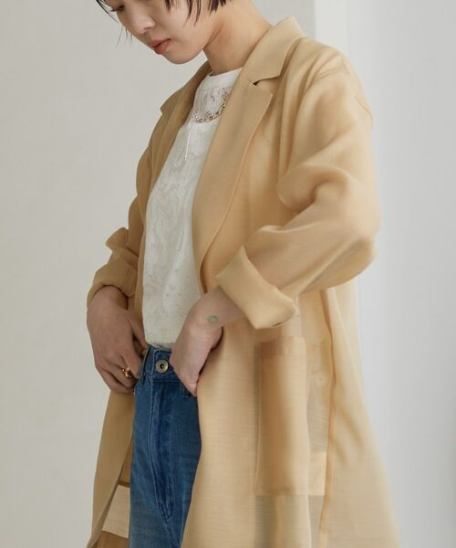 GALLEST / ギャレスト テーラードジャケット | シアーシャツジャケット | 詳細7