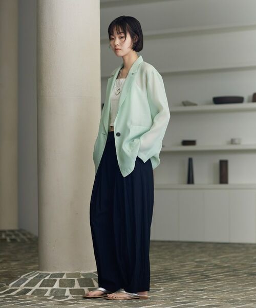 GALLEST / ギャレスト テーラードジャケット | シアーシャツジャケット | 詳細9