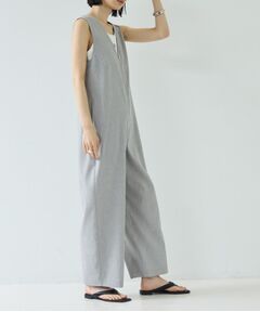 GALLEST / ギャレスト サロペット・オールインワン | リネン混シアーサロペット