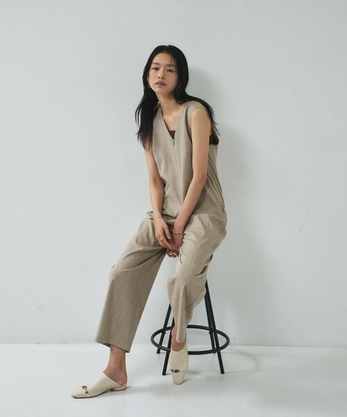 GALLEST / ギャレスト サロペット・オールインワン | リネン混シアーサロペット | 詳細13