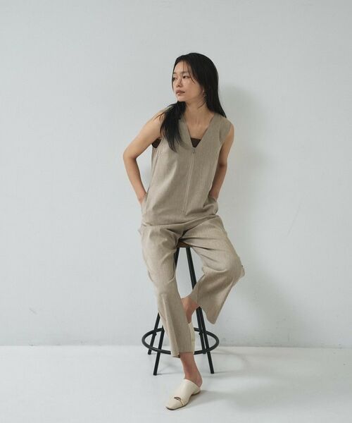 GALLEST / ギャレスト サロペット・オールインワン | リネン混シアーサロペット | 詳細14