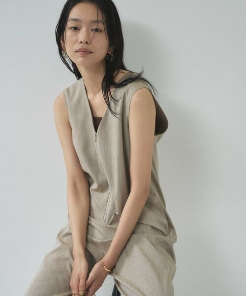 GALLEST / ギャレスト サロペット・オールインワン | リネン混シアーサロペット | 詳細16