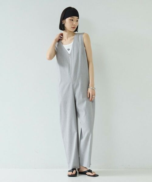 GALLEST / ギャレスト サロペット・オールインワン | リネン混シアーサロペット | 詳細8