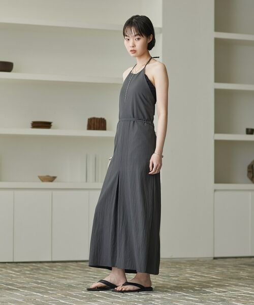 GALLEST / ギャレスト ロング・マキシ丈ワンピース | ホルターネックキャミワンピース | 詳細1