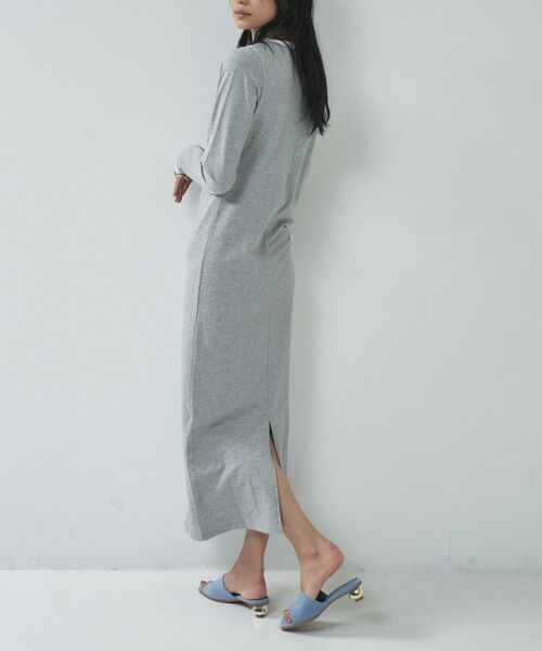 GALLEST / ギャレスト ロング・マキシ丈ワンピース | 【一部店舗限定】バイカラーヘンリーネックワンピース | 詳細10