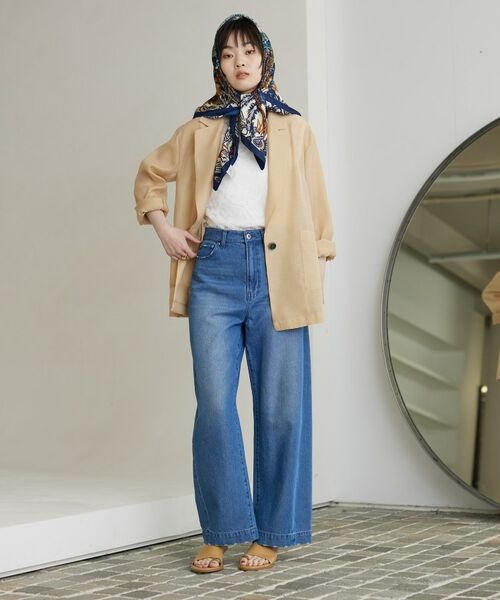 GALLEST / ギャレスト デニムパンツ | ハイライズワイドデニム | 詳細1