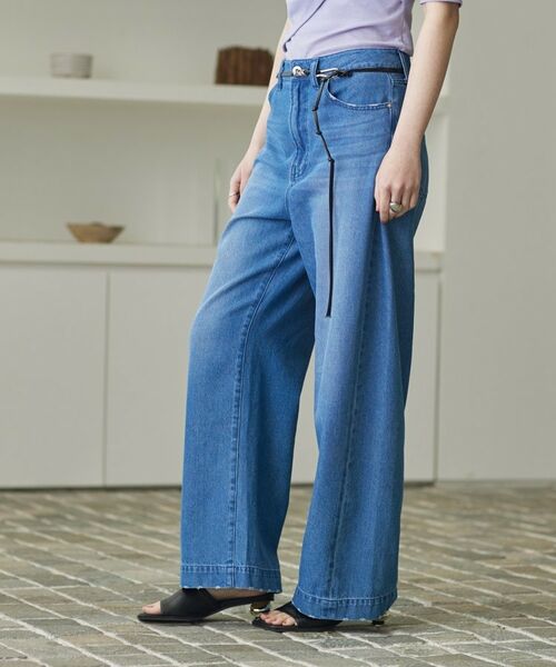 GALLEST / ギャレスト デニムパンツ | ハイライズワイドデニム | 詳細10