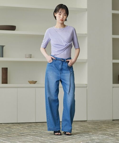 GALLEST / ギャレスト デニムパンツ | ハイライズワイドデニム | 詳細6