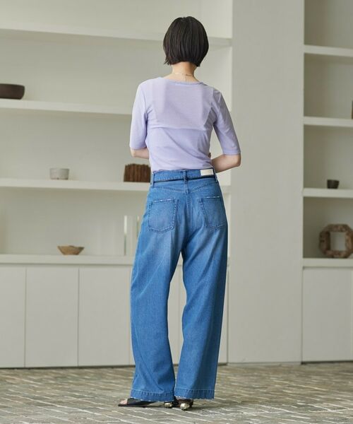 GALLEST / ギャレスト デニムパンツ | ハイライズワイドデニム | 詳細8