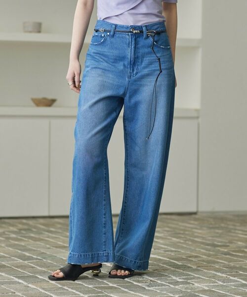 GALLEST / ギャレスト デニムパンツ | ハイライズワイドデニム | 詳細9