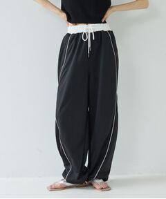 GALLEST / ギャレスト パンツ | 【一部店舗限定】パイピング裏毛ワイドパンツ