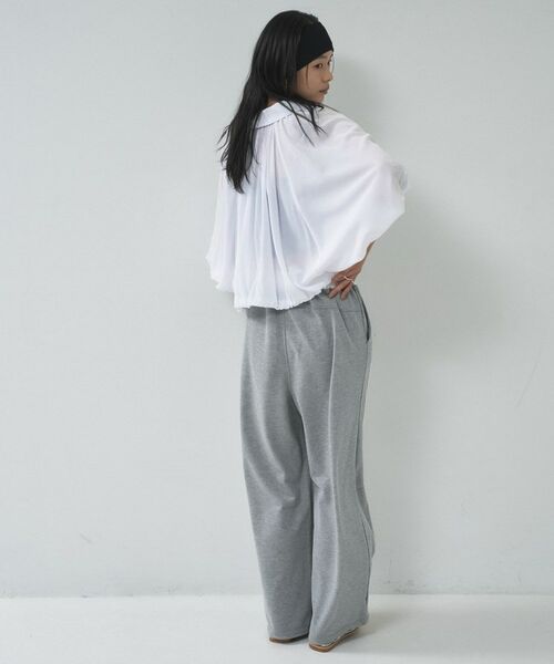 GALLEST / ギャレスト パンツ | 【一部店舗限定】パイピング裏毛ワイドパンツ | 詳細8