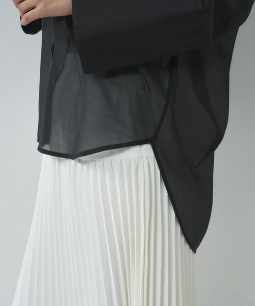 GALLEST / ギャレスト シャツ・ブラウス | シアーコクーンブラウス | 詳細14