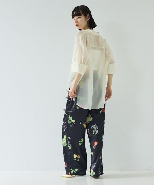 GALLEST / ギャレスト シャツ・ブラウス | シアーコクーンブラウス | 詳細2