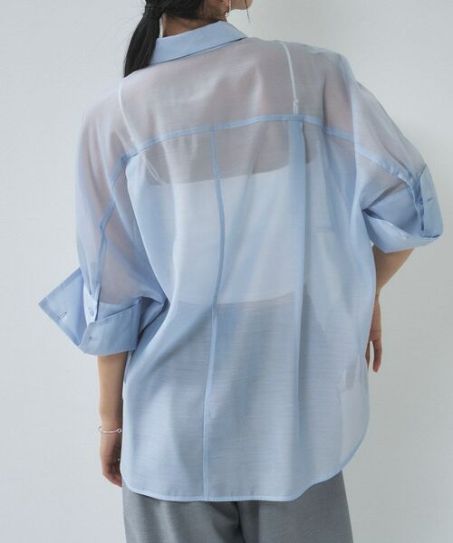 GALLEST / ギャレスト シャツ・ブラウス | シアーコクーンブラウス | 詳細20