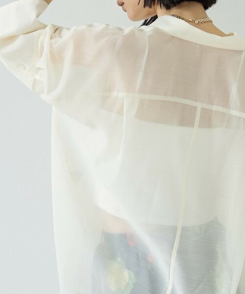 GALLEST / ギャレスト シャツ・ブラウス | シアーコクーンブラウス | 詳細9