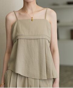 GALLEST / ギャレスト シャツ・ブラウス | 【セットアップ可能】イレヘムキャミブラウス