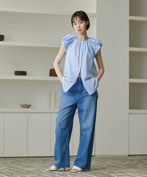 GALLEST / ギャレスト シャツ・ブラウス | タイプライターパフショルシャツ | 詳細2