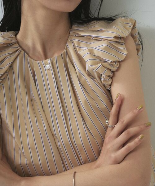 GALLEST / ギャレスト シャツ・ブラウス | タイプライターパフショルシャツ | 詳細9