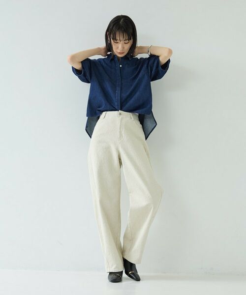 GALLEST / ギャレスト シャツ・ブラウス | フォルムスリーブデニムシャツ | 詳細2