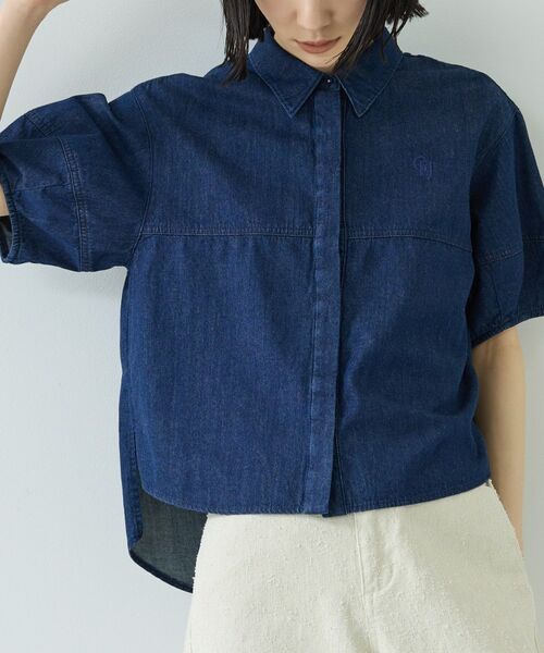 GALLEST / ギャレスト シャツ・ブラウス | フォルムスリーブデニムシャツ | 詳細6