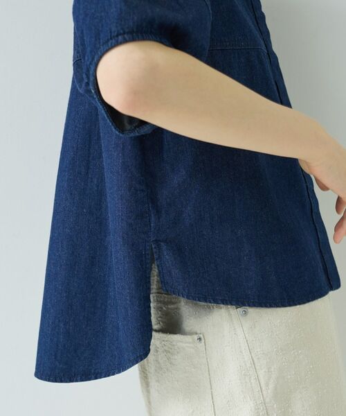 GALLEST / ギャレスト シャツ・ブラウス | フォルムスリーブデニムシャツ | 詳細7