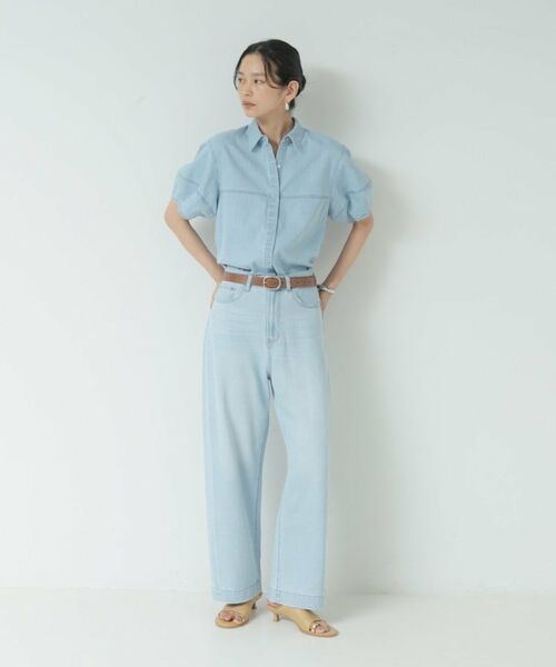 GALLEST / ギャレスト シャツ・ブラウス | フォルムスリーブデニムシャツ | 詳細8